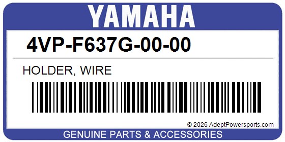 Yamaha 4VP-F637G-00-00 Holder, Wire