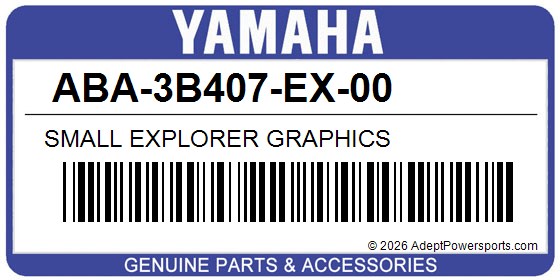 Yamaha ABA-3B407-EX-00 Small Explorer Graphics