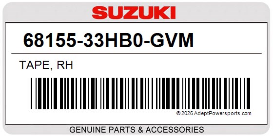 Suzuki 68155-33HB0-GVM Tape, Rh