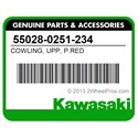Kawasaki 55028-0251-234 Cowling, Upp, P.Red
