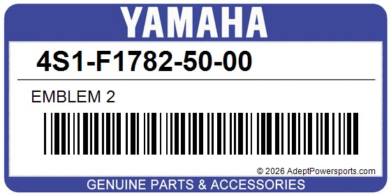 Yamaha 4S1-F1782-50-00 Emblem 2