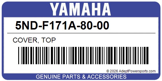 Yamaha 5ND-F171A-80-00 Cover, Top