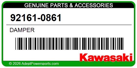Kawasaki 92161-0861 Damper