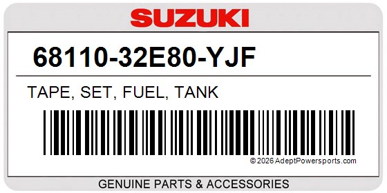 Suzuki 68110-32E80-YJF Tape, Set, Fuel, Tank