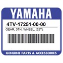Yamaha 4TV-17251-00-00 Gear, 5Th, Wheel, (25T)