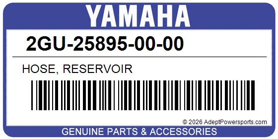 Yamaha 2GU-25895-00-00 Hose, Reservoir
