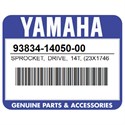 Yamaha 93834-14050-00 Sprocket, Drive, 14T, (23X1746140