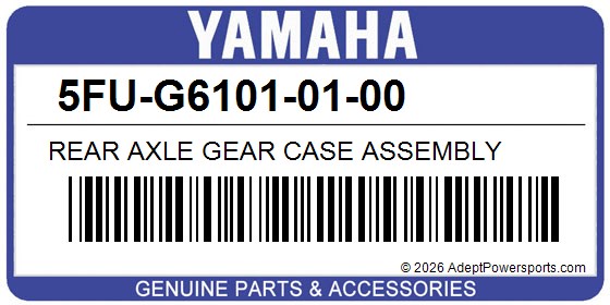 Yamaha 5FU-G6101-01-00 Rear Axle Gear Case Assembly