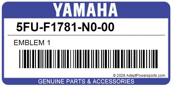 Yamaha 5FU-F1781-N0-00 Emblem 1