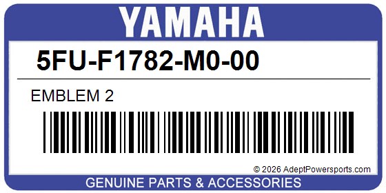 Yamaha 5FU-F1782-M0-00 Emblem 2