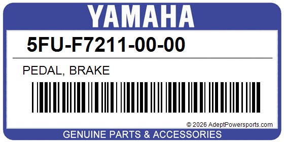 Yamaha 5FU-F7211-00-00 Pedal, Brake