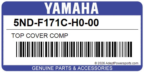Yamaha 5ND-F171C-H0-00 Top Cover Comp