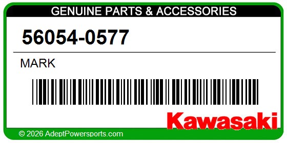 Kawasaki 56054-0577 Mark