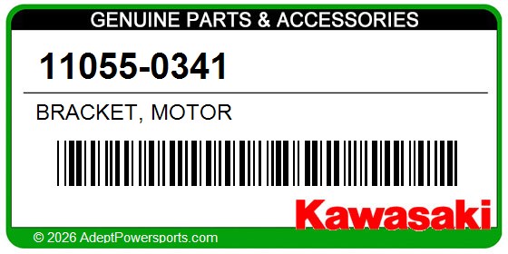 Kawasaki 11055-0341 Bracket, Motor