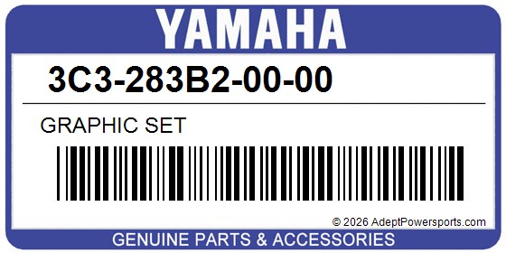 Yamaha 3C3-283B2-00-00 Graphic Set