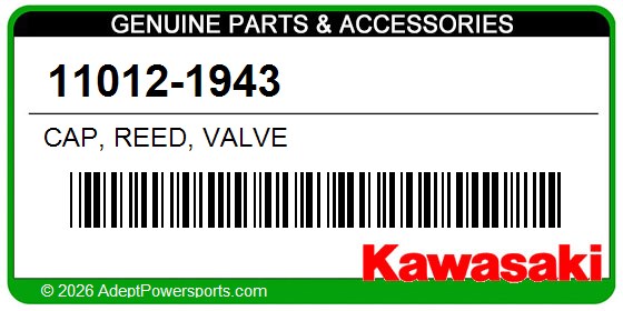 Kawasaki 11012-1943 Cap, Reed, Valve