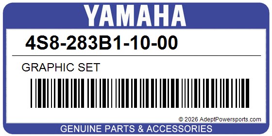 Yamaha 4S8-283B1-10-00 Graphic Set