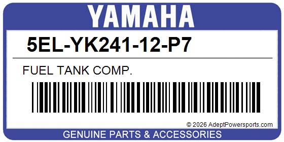 Yamaha 5EL-YK241-12-P7 Fuel Tank Comp.