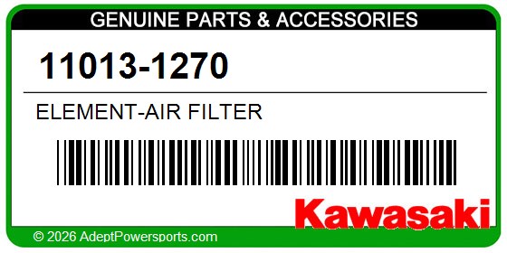 Kawasaki 11013-1270 Element-Air Filter