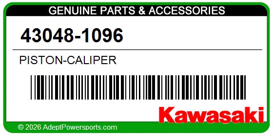 Kawasaki 43048-1096 Piston-Caliper