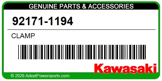 Kawasaki 92171-1194 Clamp