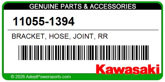 Kawasaki 11055-1394 Bracket, Hose, Joint, Rr