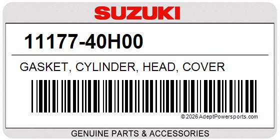 Suzuki 11177-40H00 Gasket, Cylinder, Head, Cover