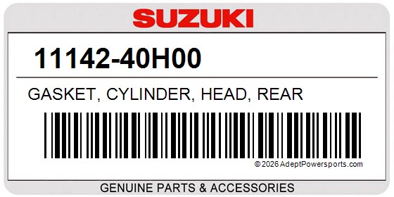 Suzuki 11142-40H00 Gasket, Cylinder, Head, Rear