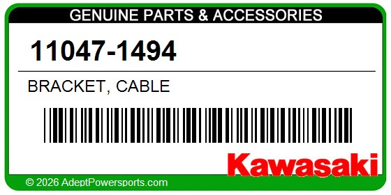 Kawasaki 11047-1494 Bracket, Cable