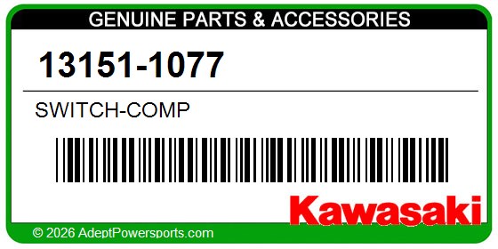 Kawasaki 13151-1077 Switch-Comp