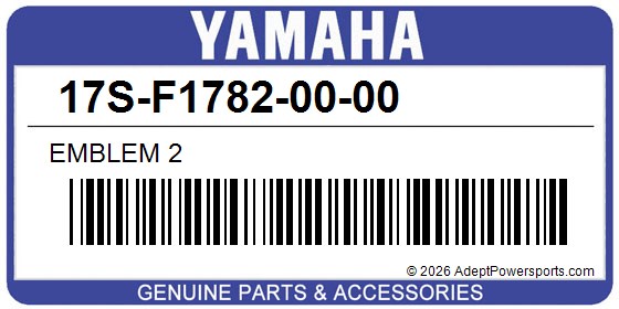 Yamaha 17S-F1782-00-00 Emblem 2