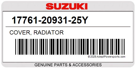 Suzuki 17761-20931-25Y Cover, Radiator
