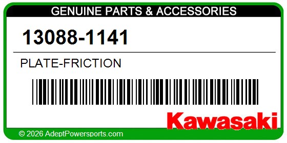 Kawasaki 13088-1141 Plate-Friction