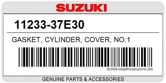 Suzuki 11233-37E30 Gasket, Cylinder, Cover, No.1