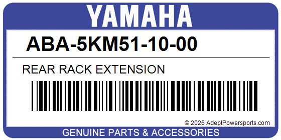 Yamaha ABA-5KM51-10-00 Rear Rack Extension