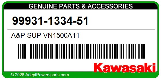 Kawasaki 99931-1334-51 A&P Sup Vn1500a11