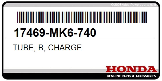 Honda 17469-MK6-740 Tube, B, Charge