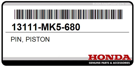 Honda 13111-MK5-680 Pin, Piston