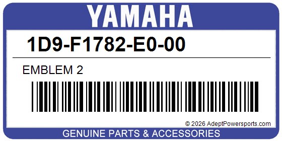 Yamaha 1D9-F1782-E0-00 Emblem 2