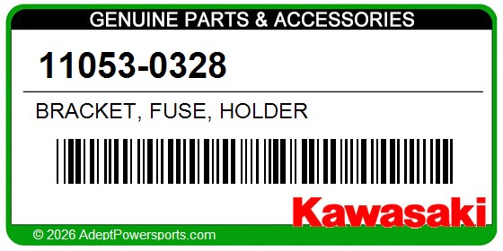 Kawasaki 11053-0328 Bracket, Fuse, Holder