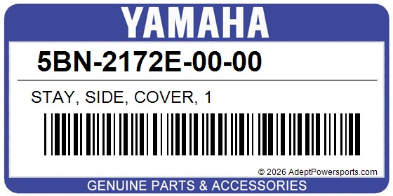 Yamaha 5BN-2172E-00-00 Stay, Side, Cover, 1