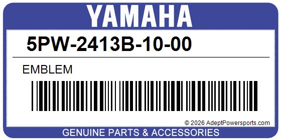 Yamaha 5PW-2413B-10-00 Emblem