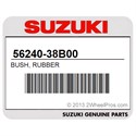 Suzuki 56240-38B00 Bush, Rubber