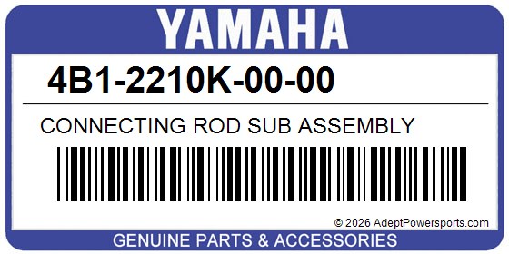 Yamaha 4B1-2210K-00-00 Connecting Rod Sub Assembly