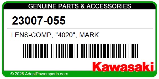 Kawasaki 23007-055 Lens-Comp, "4020", Mark