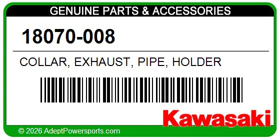 Kawasaki 18070-008 Collar, Exhaust, Pipe, Holder