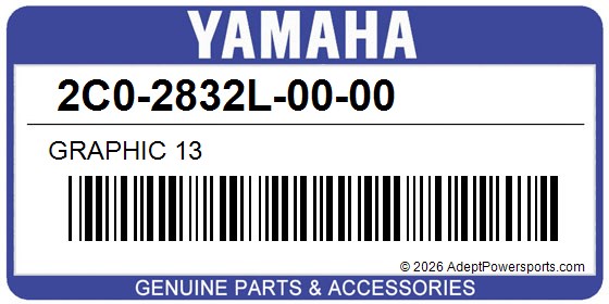 Yamaha 2C0-2832L-00-00 Graphic 13