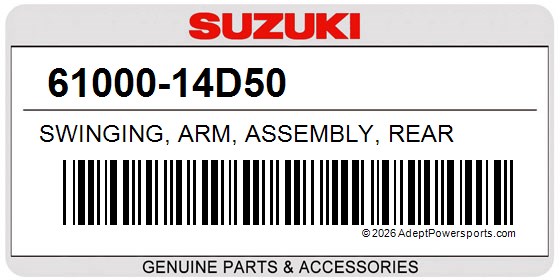Suzuki 61000-14D50 Swinging, Arm, Assembly, Rear