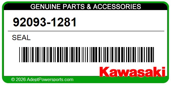 Kawasaki 92093-1281 Seal