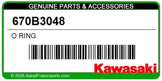Kawasaki 670B3048 O Ring